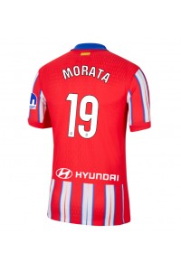 Atletico Madrid Alvaro Morata #19 Jalkapallovaatteet Kotipaita 2024-25 Lyhythihainen